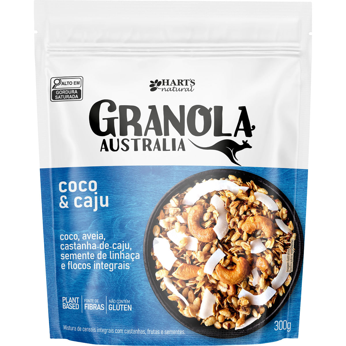 Granola HART´S Australia Coco & Caju 300g