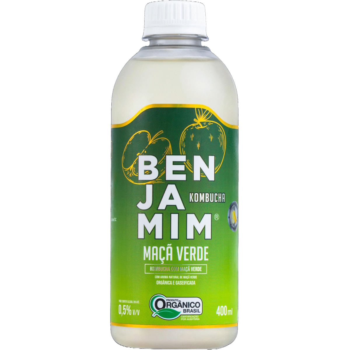 Kombucha BENJAMIM Maçã Verde 400ml