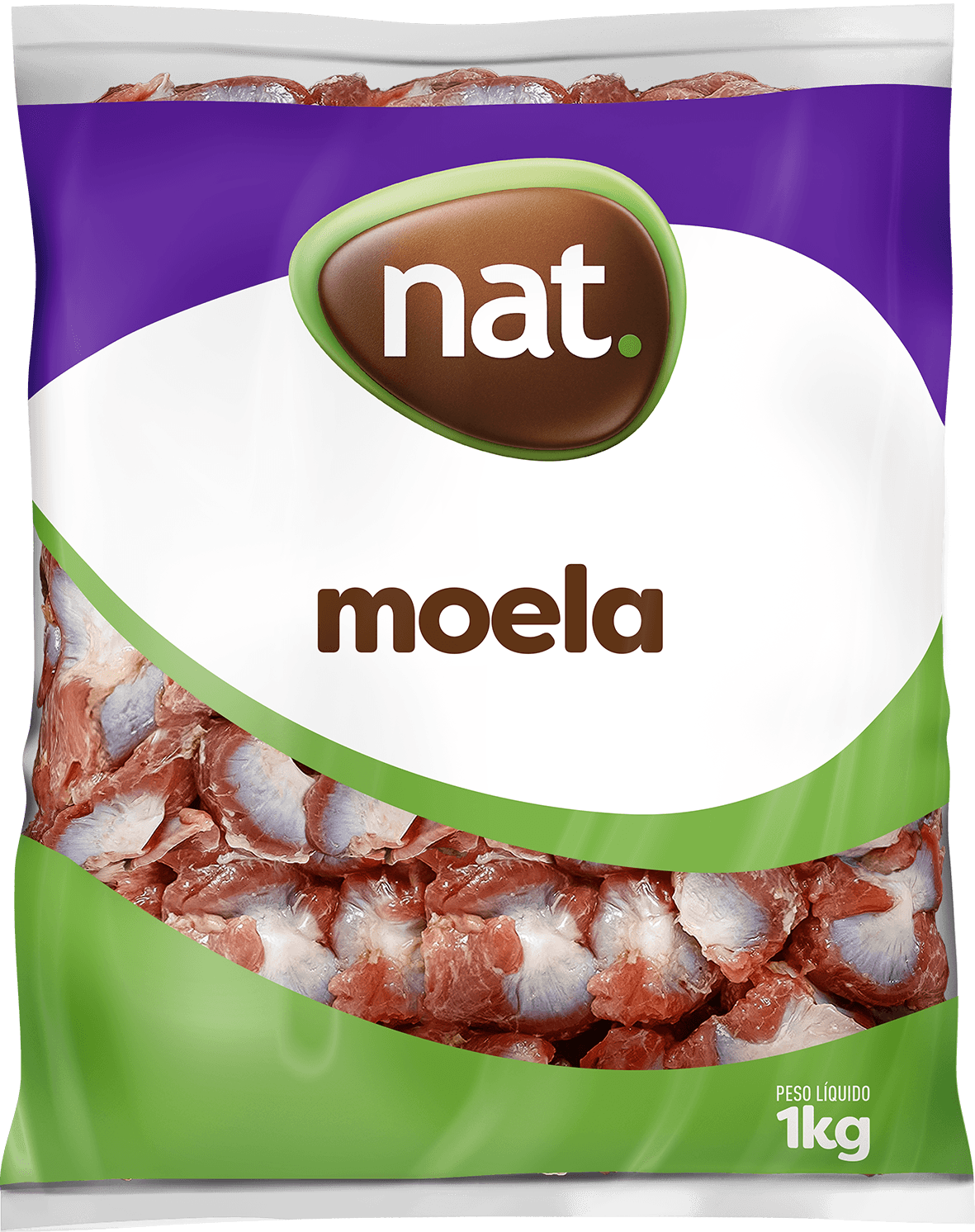 Moela Frango NAT Congelada 1kg