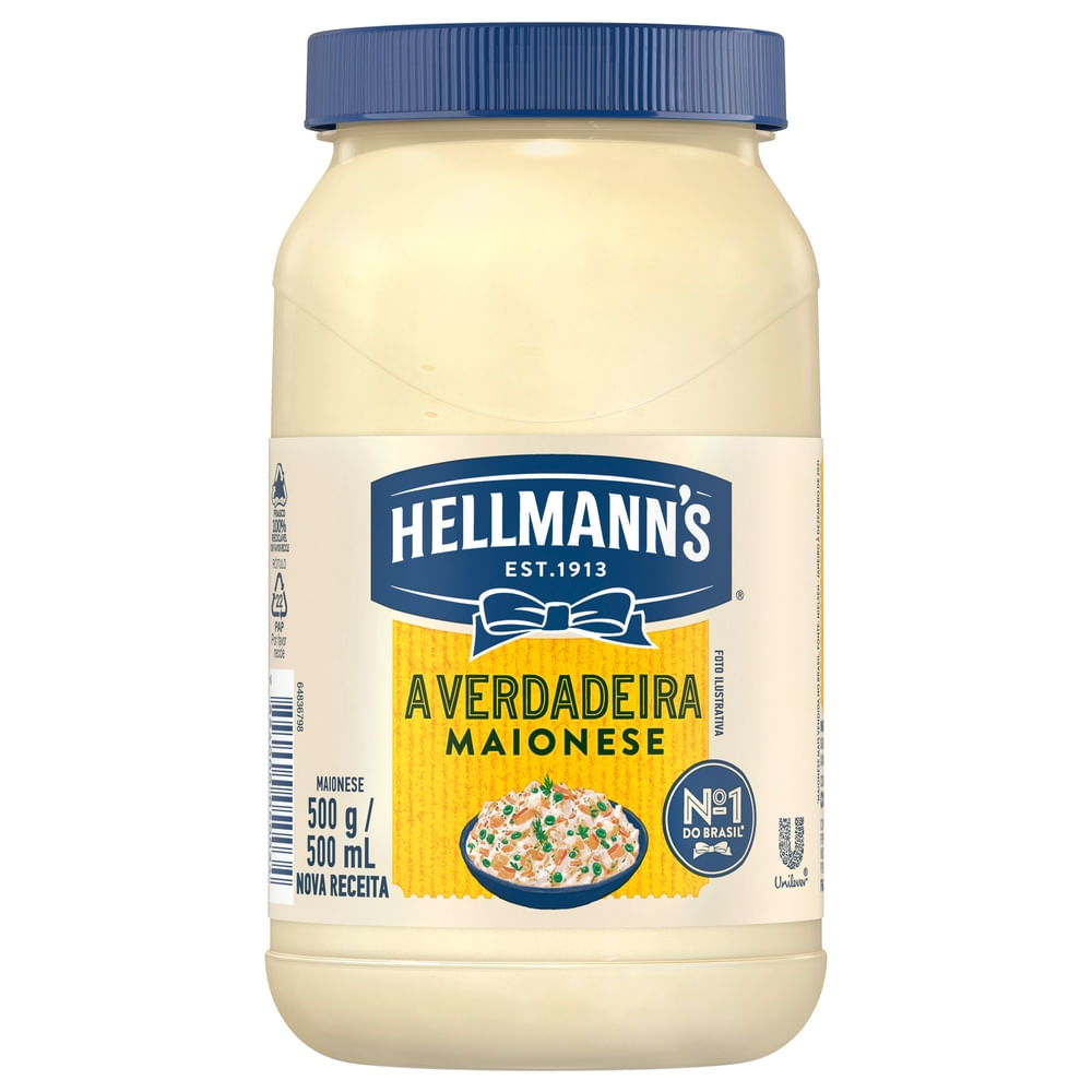 Maionese HELLMANN'S Tradicional 500g