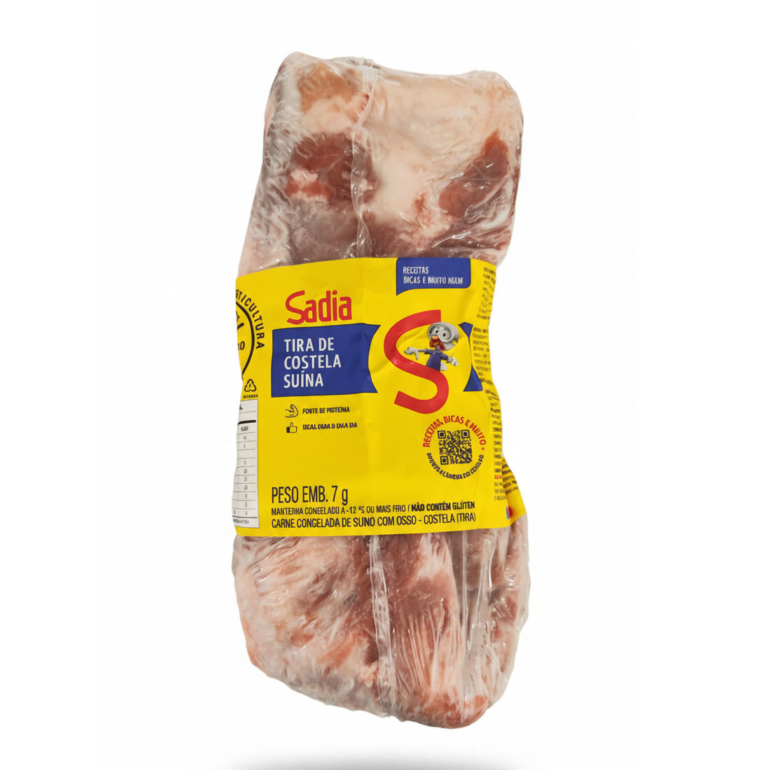 Costela Suina SADIA com Osso em Tiras Congelada Kg