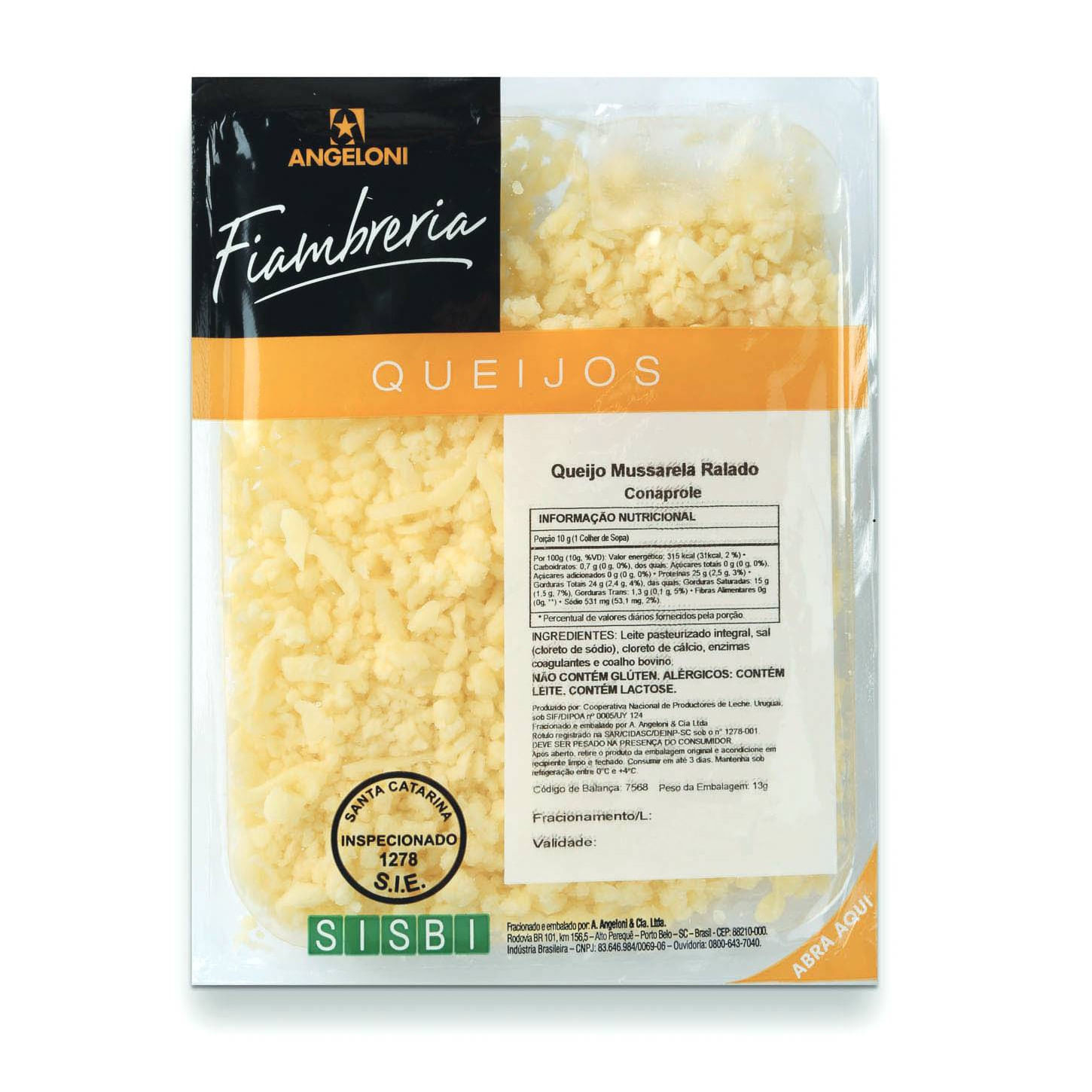 Queijo Mussarela CONAPROLE CONAPROLE Ralado kg