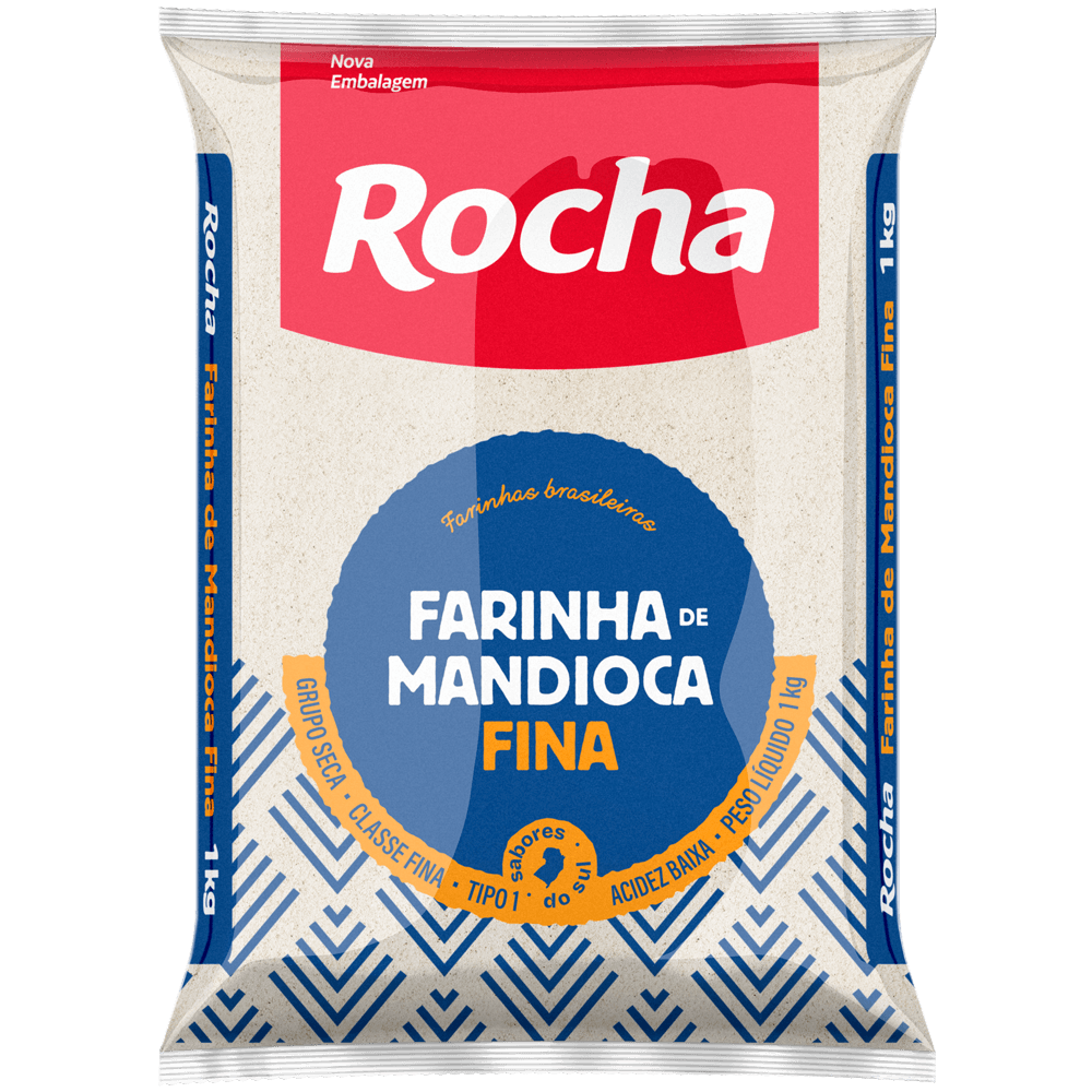 Farinha de Mandioca ROCHA Fina 1kg