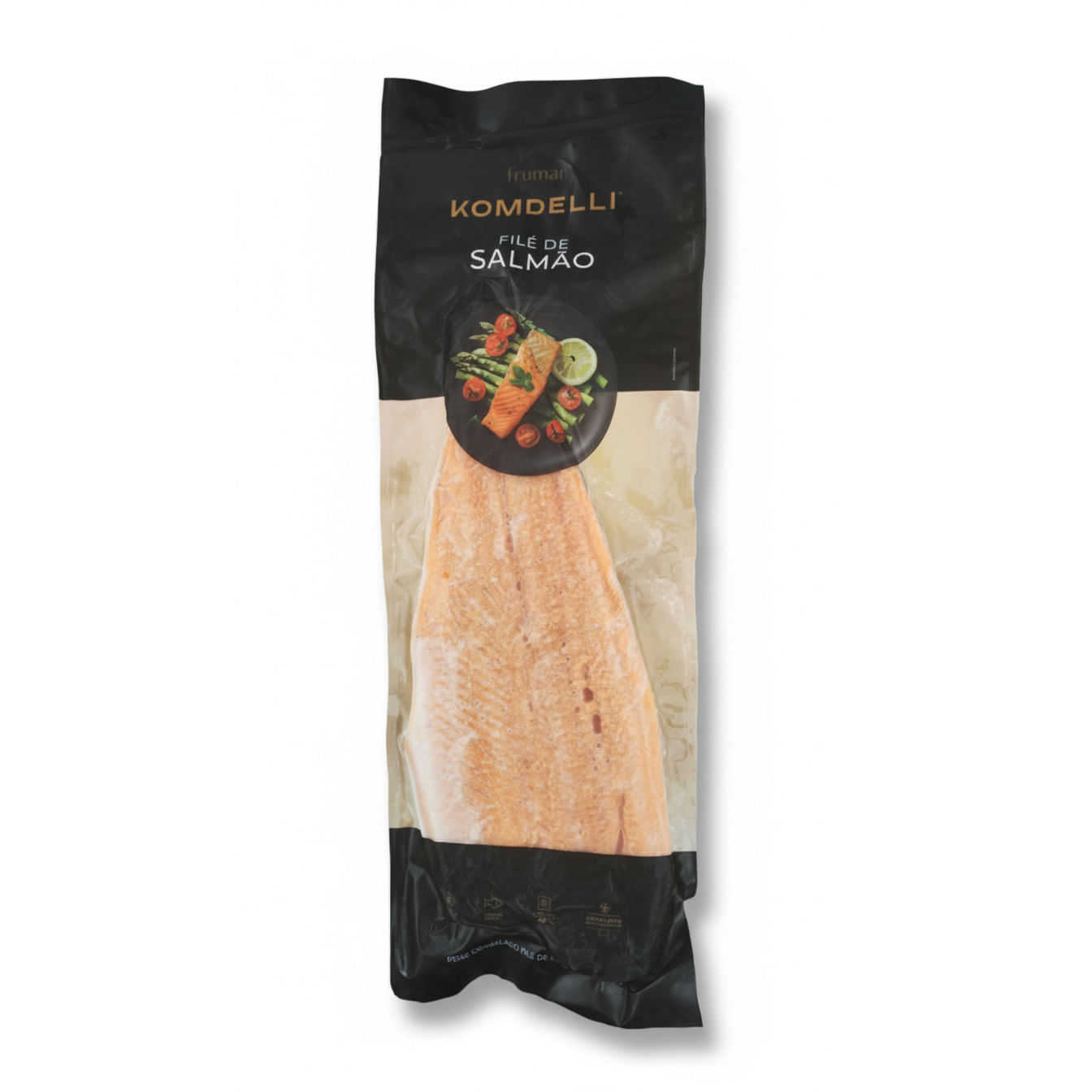 Filé de Salmão com Pele KOMDELLI Congelado kg