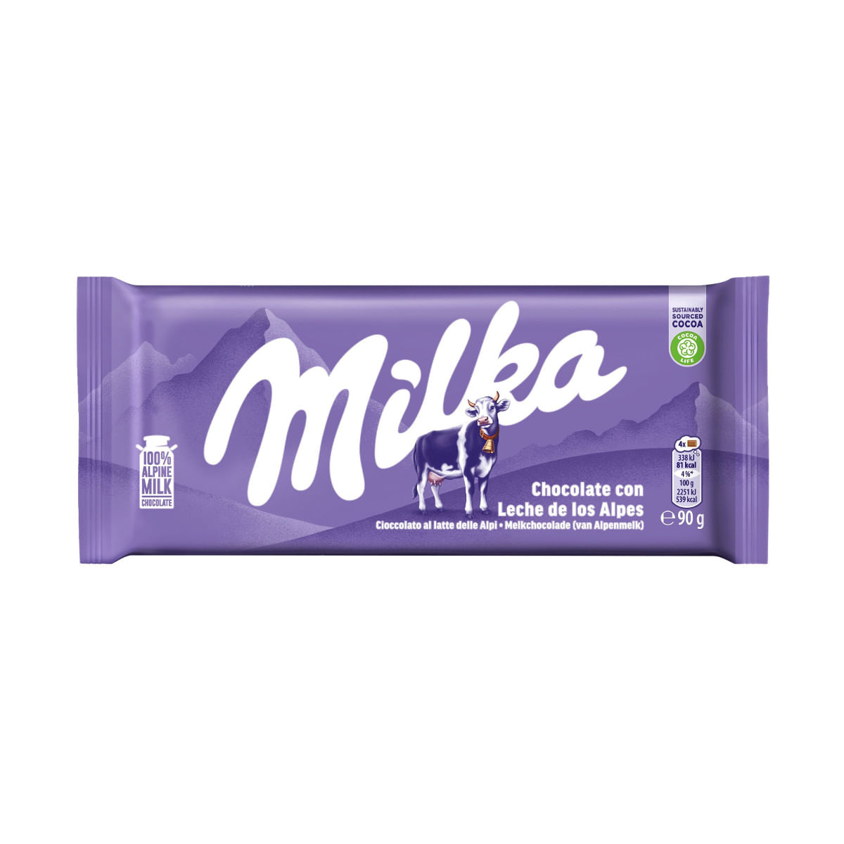 Chocolate MILKA Alpine Milk 90g