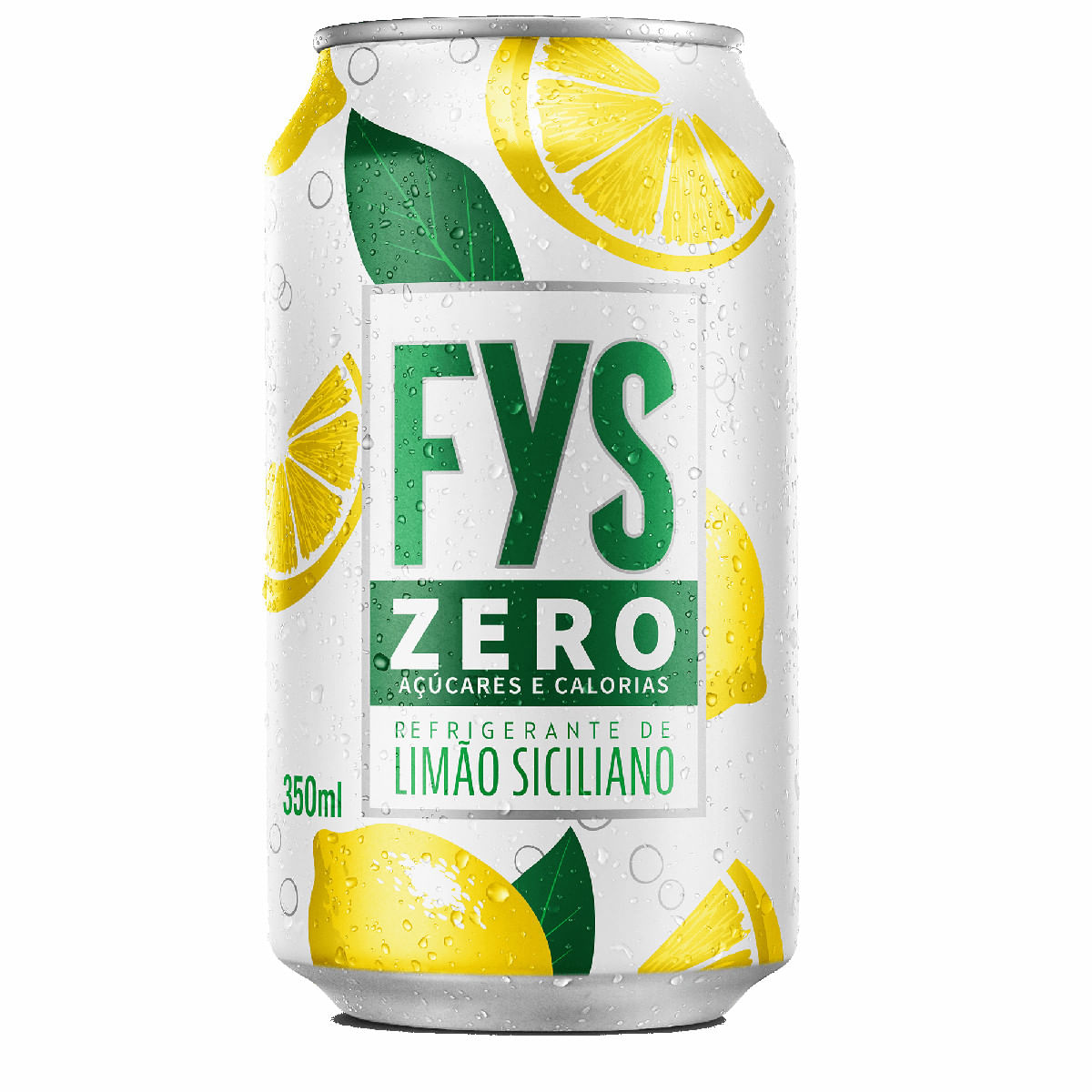 Refrigerante FYS Limão Siciliano Zero Adição de Açúcares e Calorias 350ml