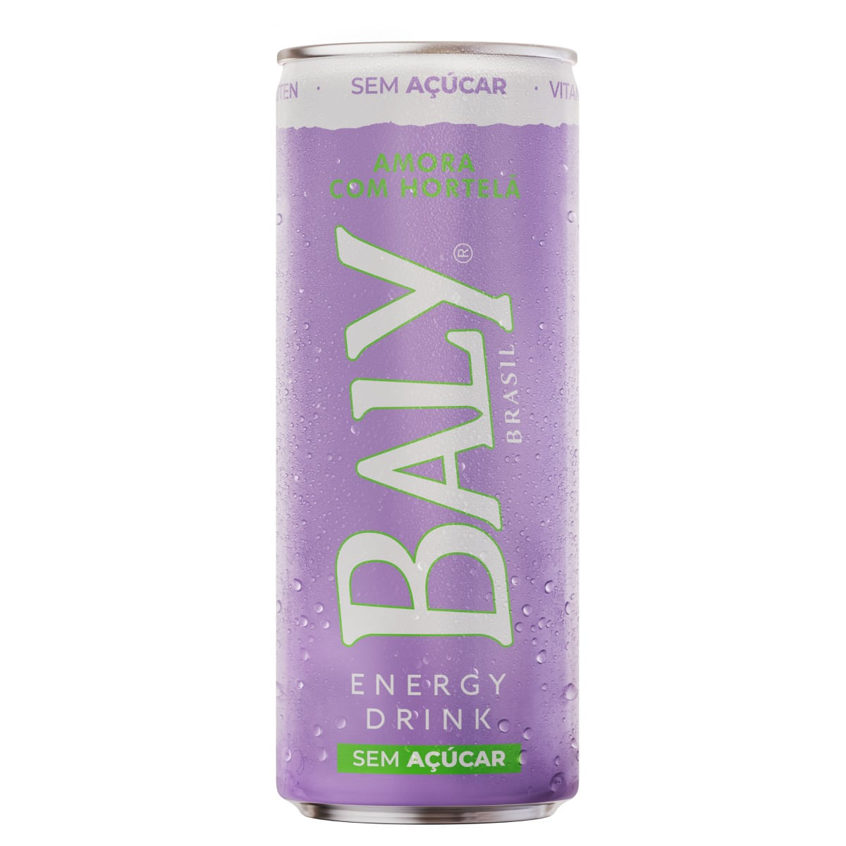 Bebida Energética BALY Amora com Hortelã Sem Açúcar 250ml