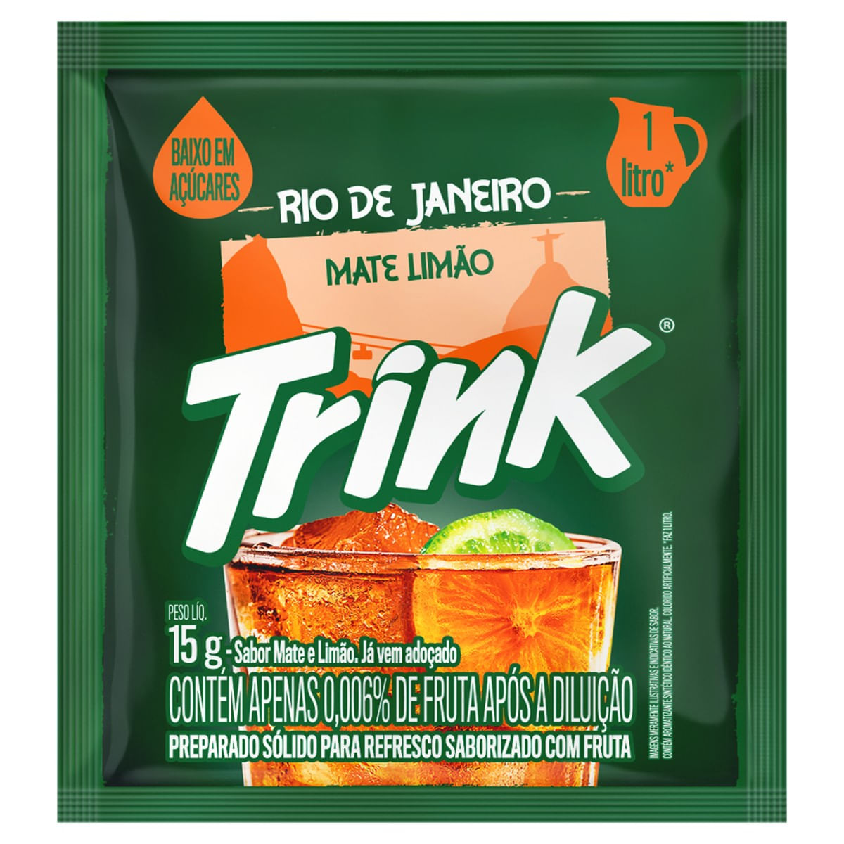 Refresco TRINK Mate Limão 15g