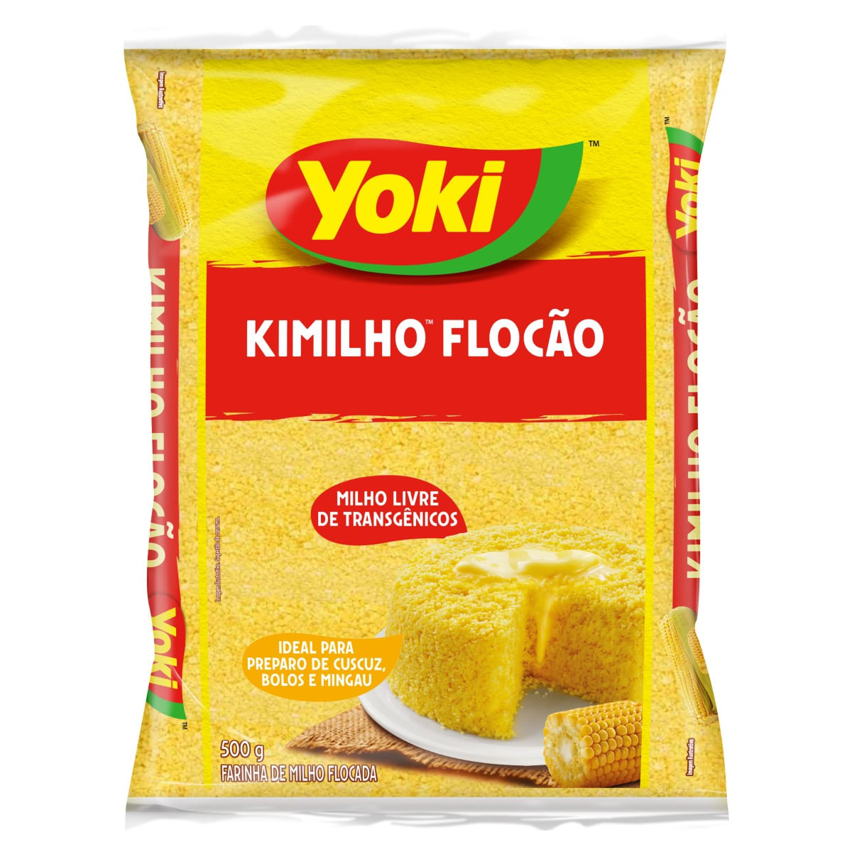 Farinha de Milho Flocão YOKI Kimilho Pacote 500g