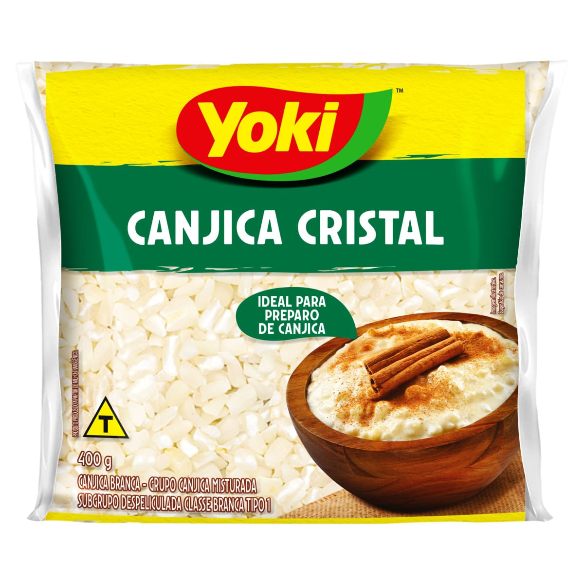 Canjica de Milho Branca Tipo 1 Cristal YOKI 400g