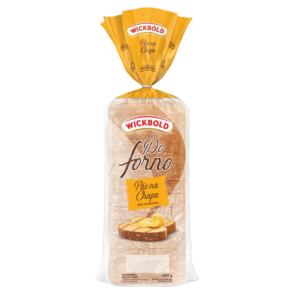 Pão de Forma na Chapa WICKBOLD Do Forno 450g