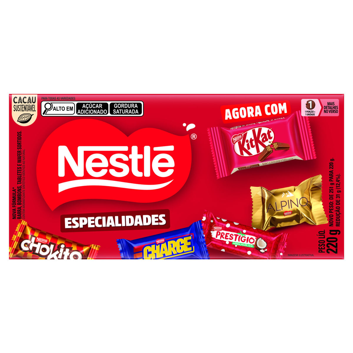 Bombom NESTLE Especialidades 220g