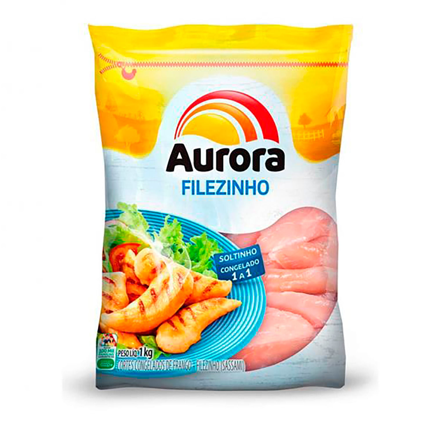 Filézinho de Frango AURORA Sassami IQF 1kg
