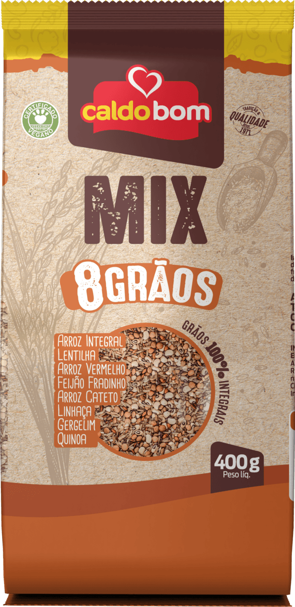 Arroz Integral CALDO BOM Mix Completo 400G