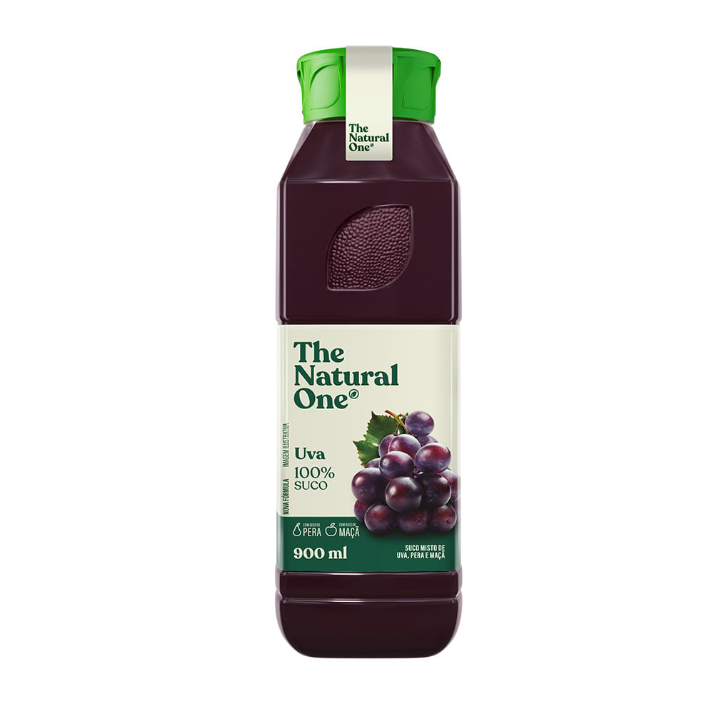 Suco NATURAL ONE Uva e Maçã 100% Suco 900ml
