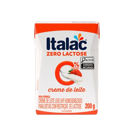 Creme de Leite ITALAC Zero Lactose 200g