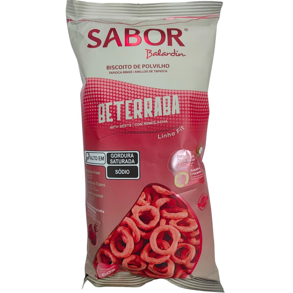 Rosca SABOR BALARDIN Polvilho Beterraba 60g