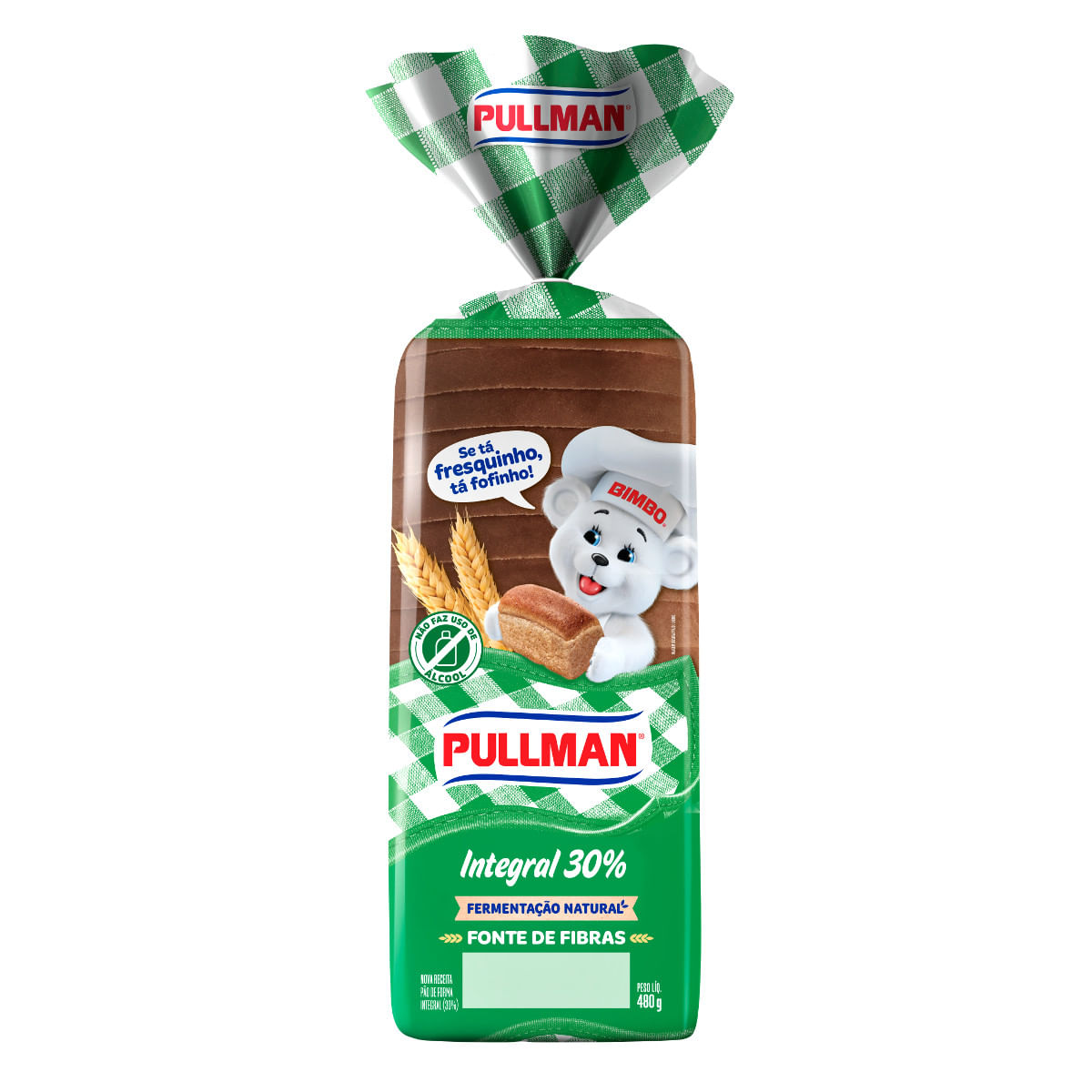 Pão de Forma PULLMAN Integral 30% 480g