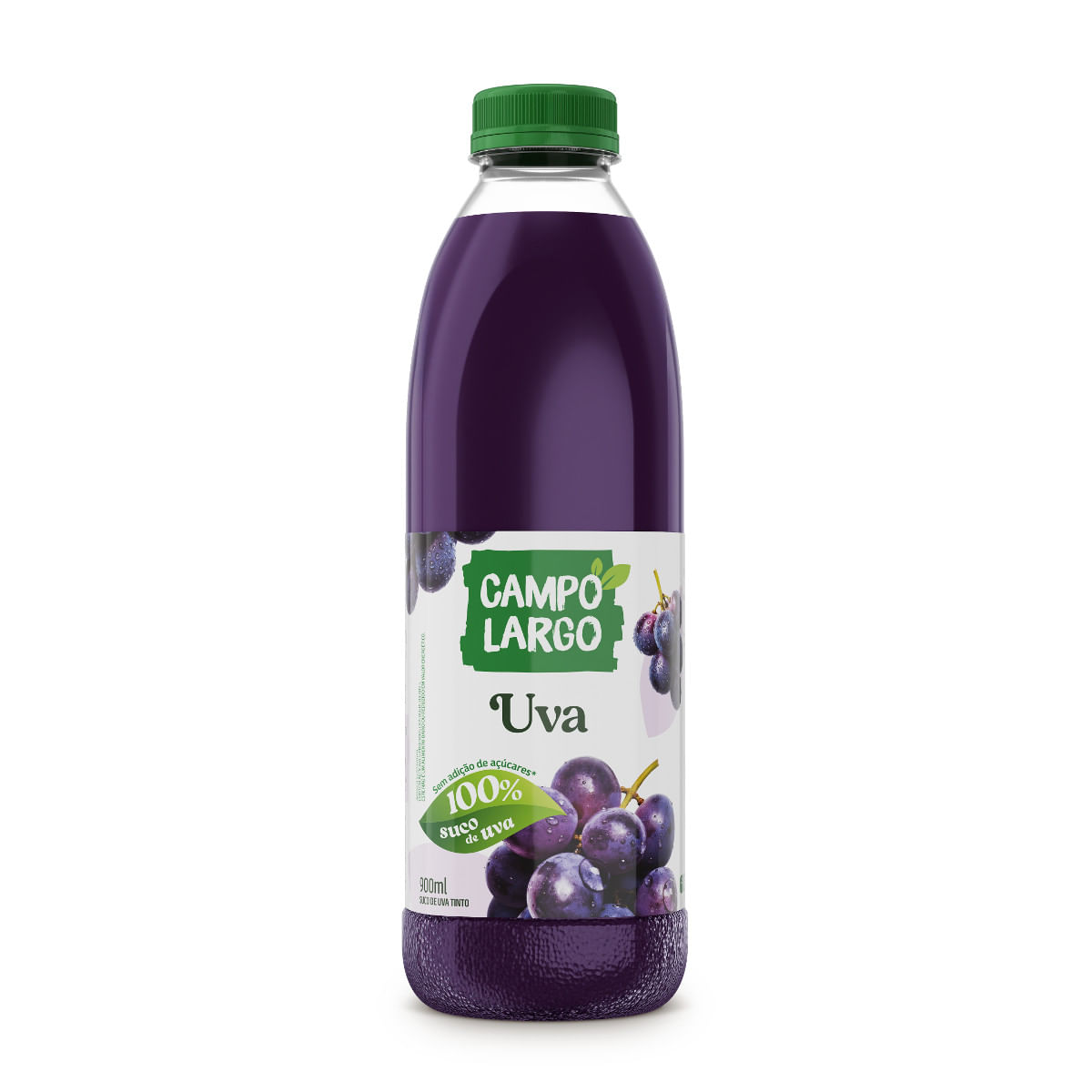Suco CAMPO LARGO Uva Sem Adição de Açúcares 900ml