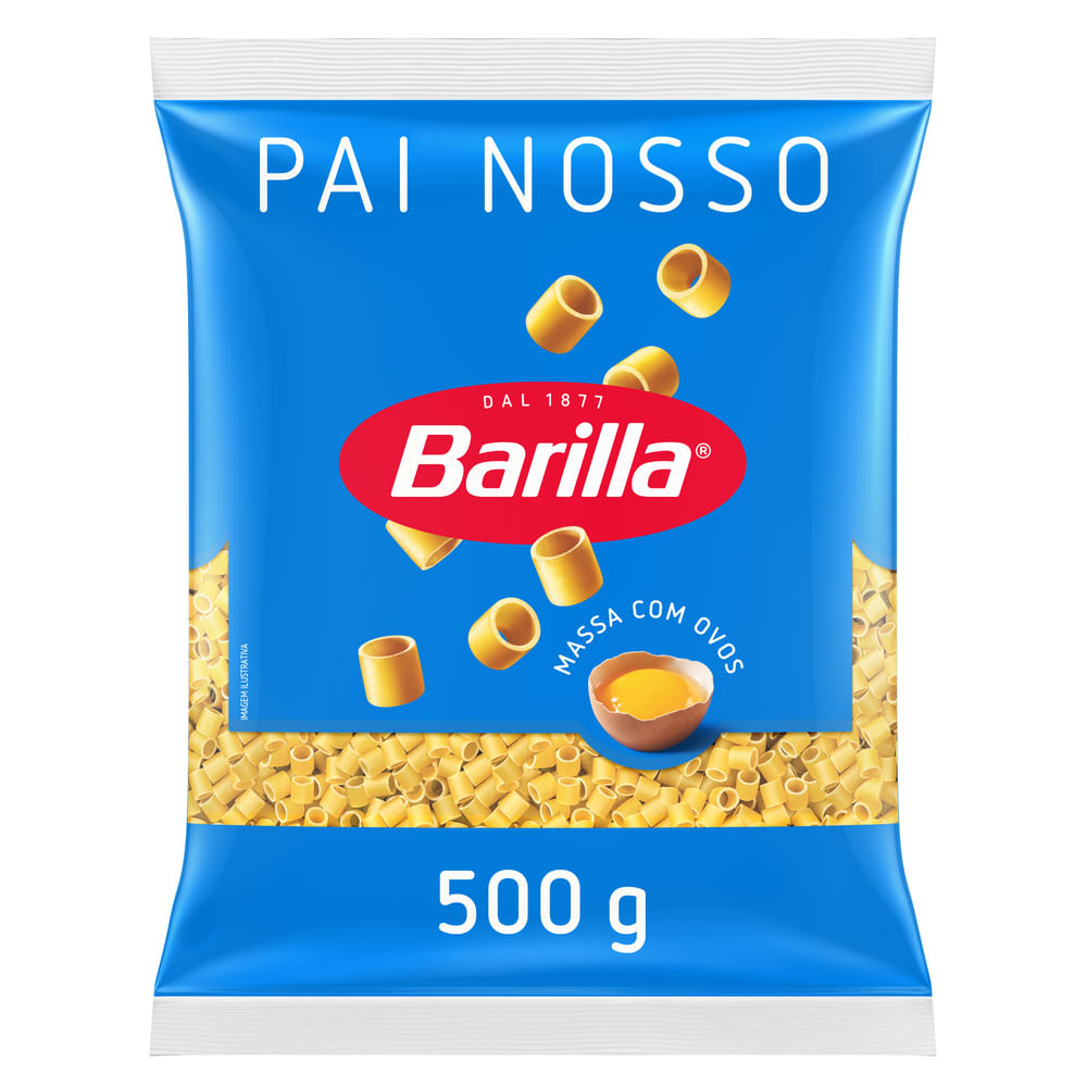 Macarrão Pai Nosso com Ovos BARILLA 500g para Sopas