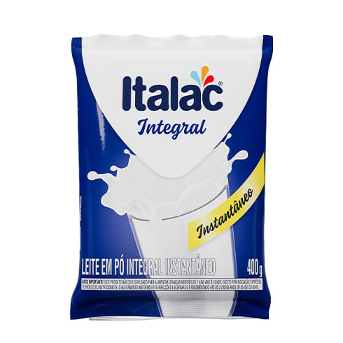 Leite ITALAC Integral Instantáneo 400g