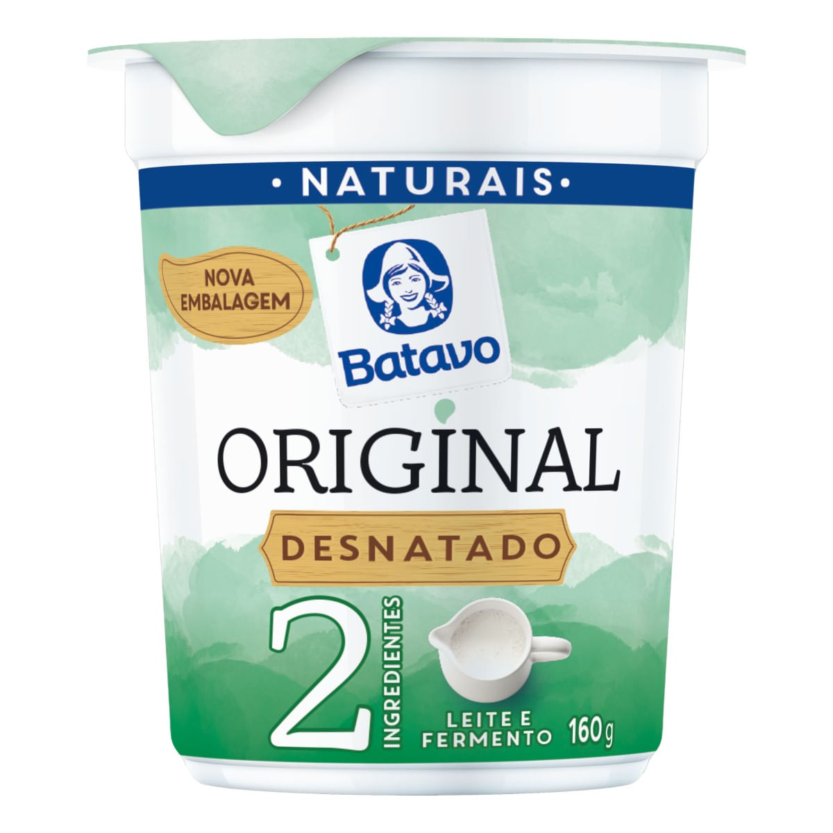 Iogurte BATAVO Original Desnatado 160g