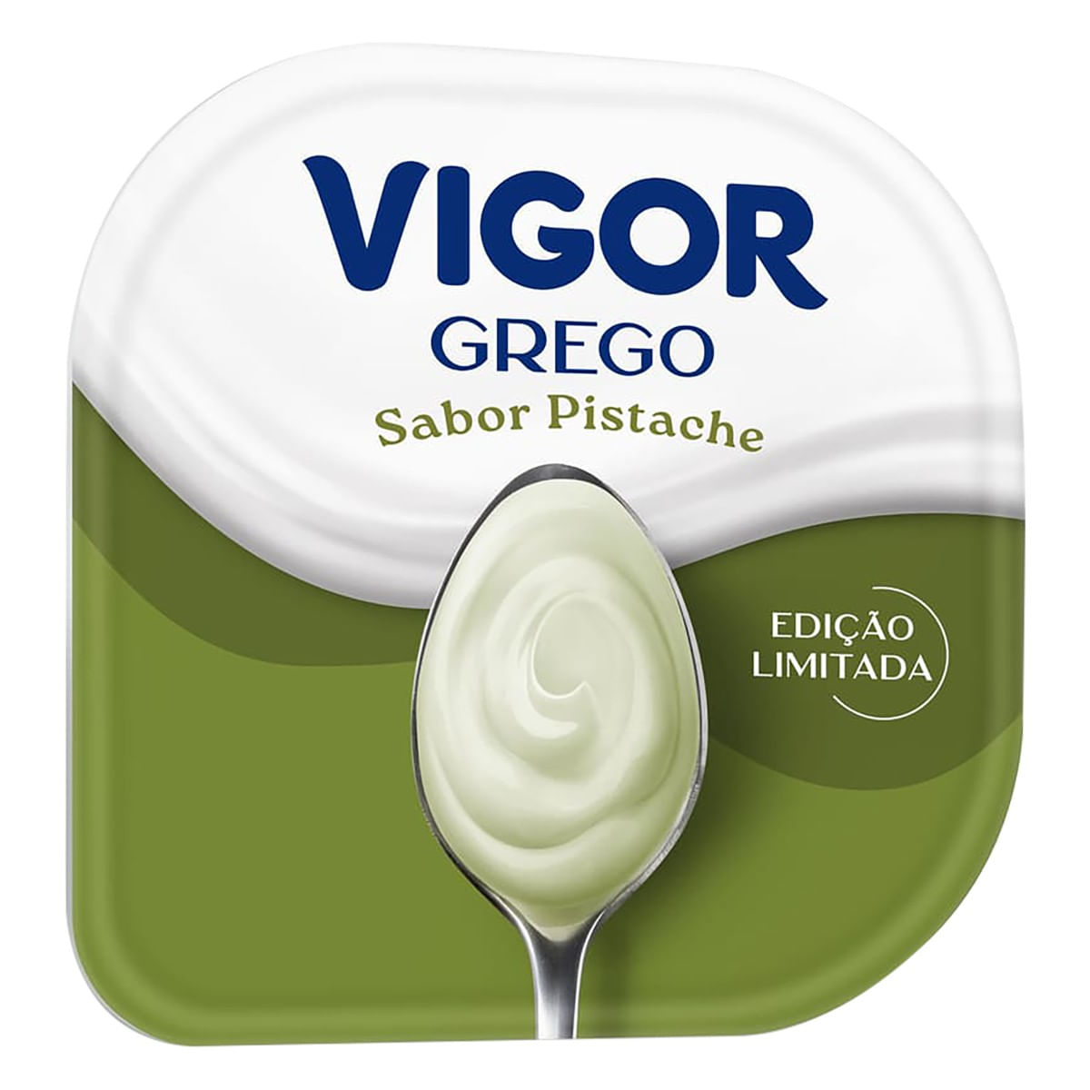 Iogurte VIGOR Grego Pistache 90g Edição Limitada