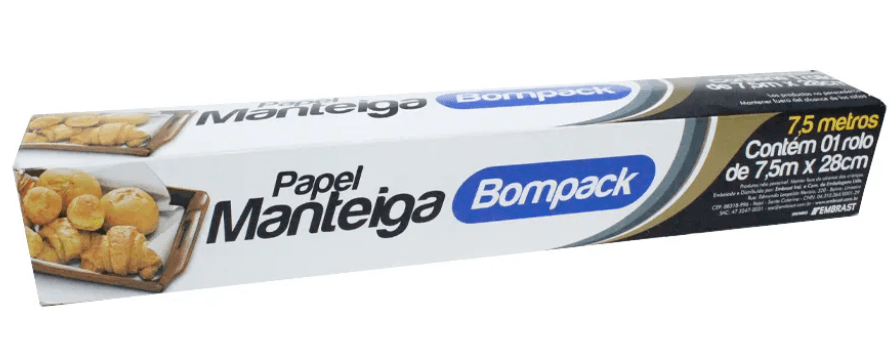 Papel Manteiga BOMPACK 0.28x7.5m