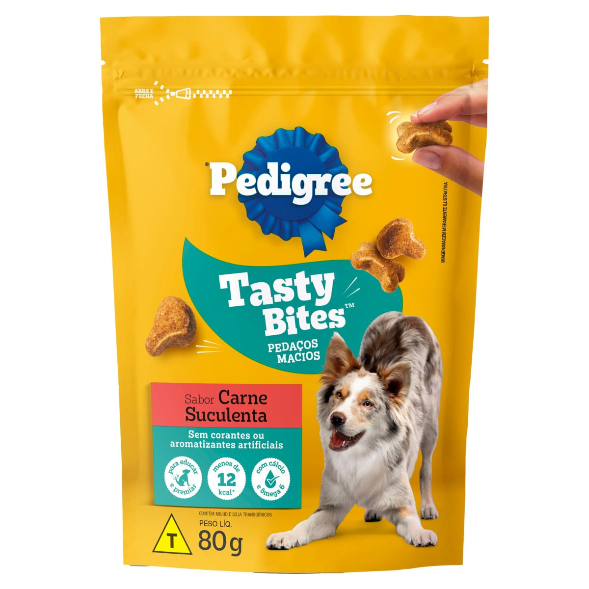 Ração PEDIGREE para Cães Carne Tasty Bites 80g