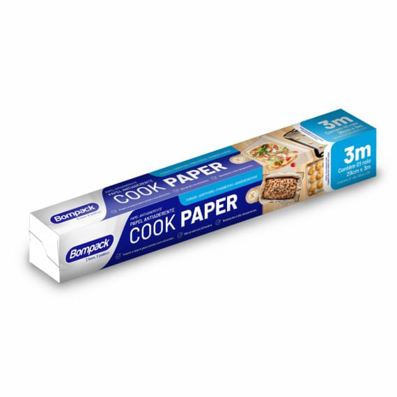 Papel Antiaderente BOMPACK Cook Paper 0.28x3m
