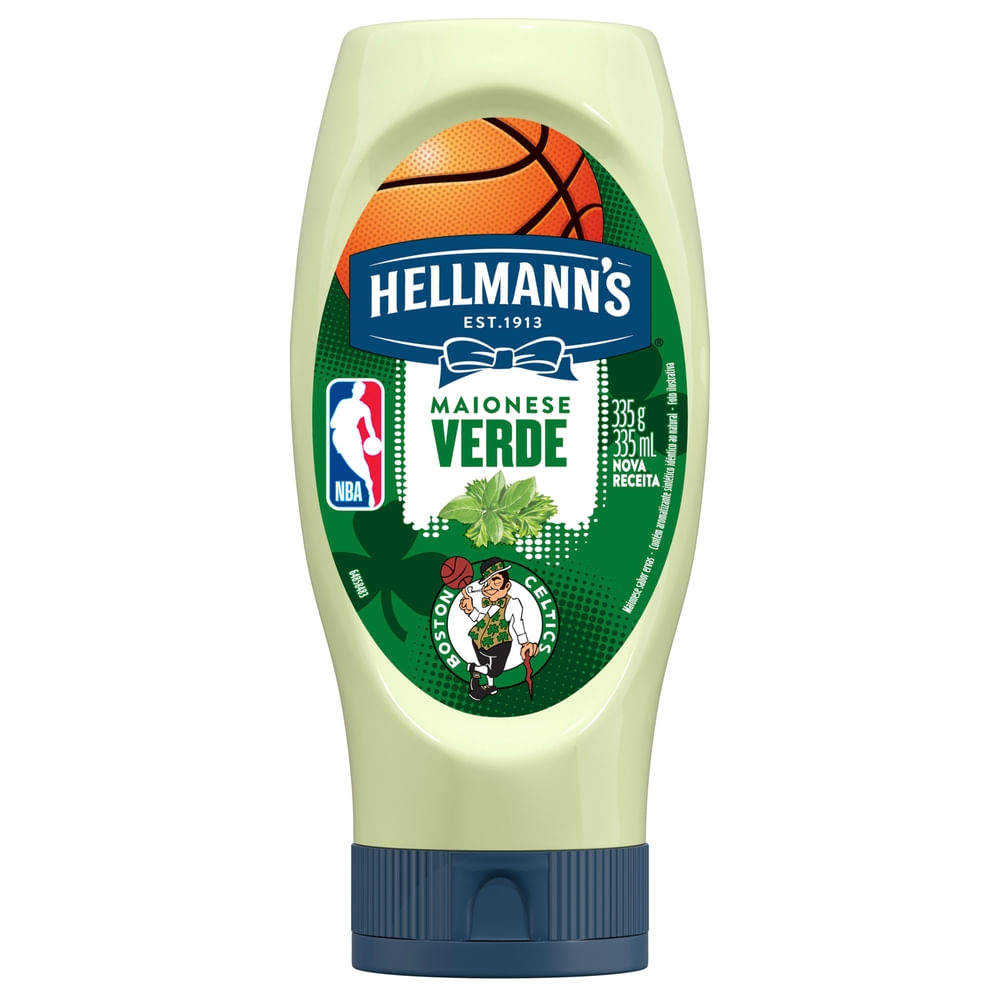 Maionese HELLMANS Verde Squeeze 335g