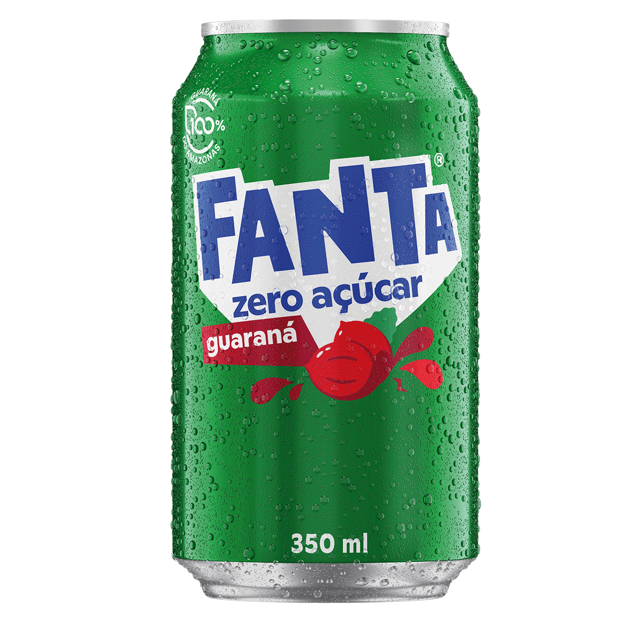 Refrigerante FANTA Guaraná Zero Adição de Açúcar 350ml