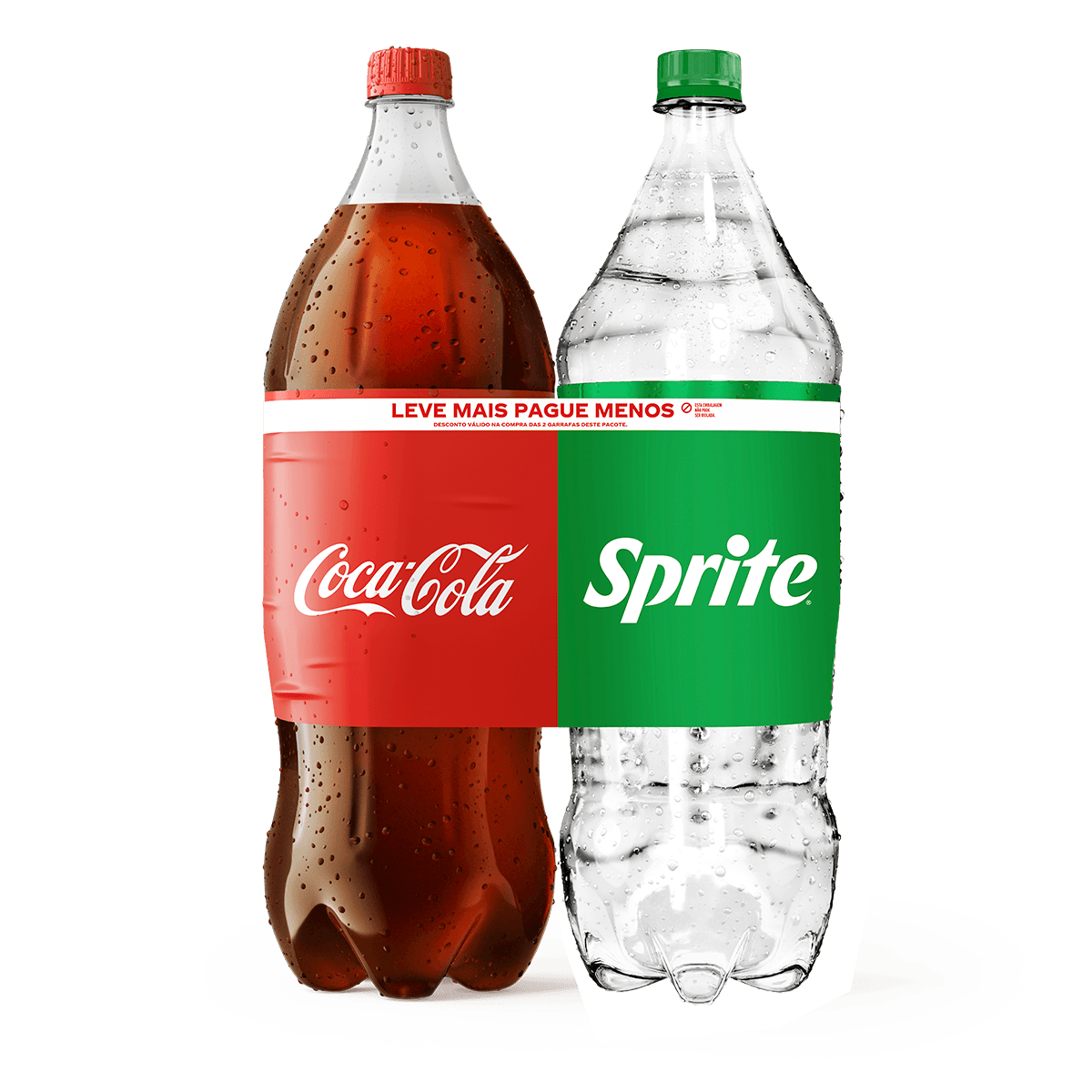 Refrigerante COCA-COLA + SPRITE 2L