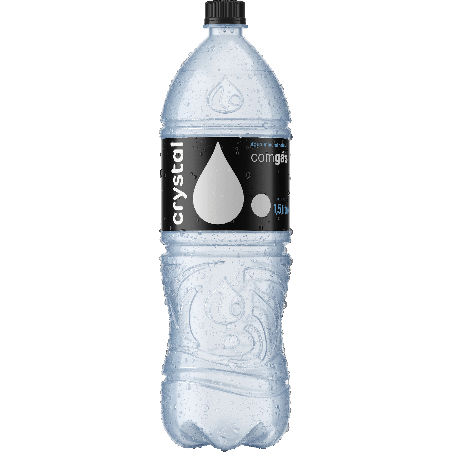 Água Mineral CRYSTAL com Gás 1.5L