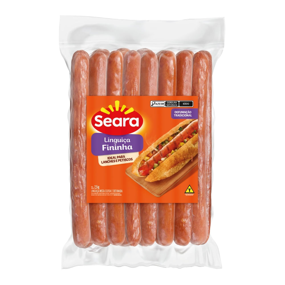 Linguiça fininha defumada SEARA 215g