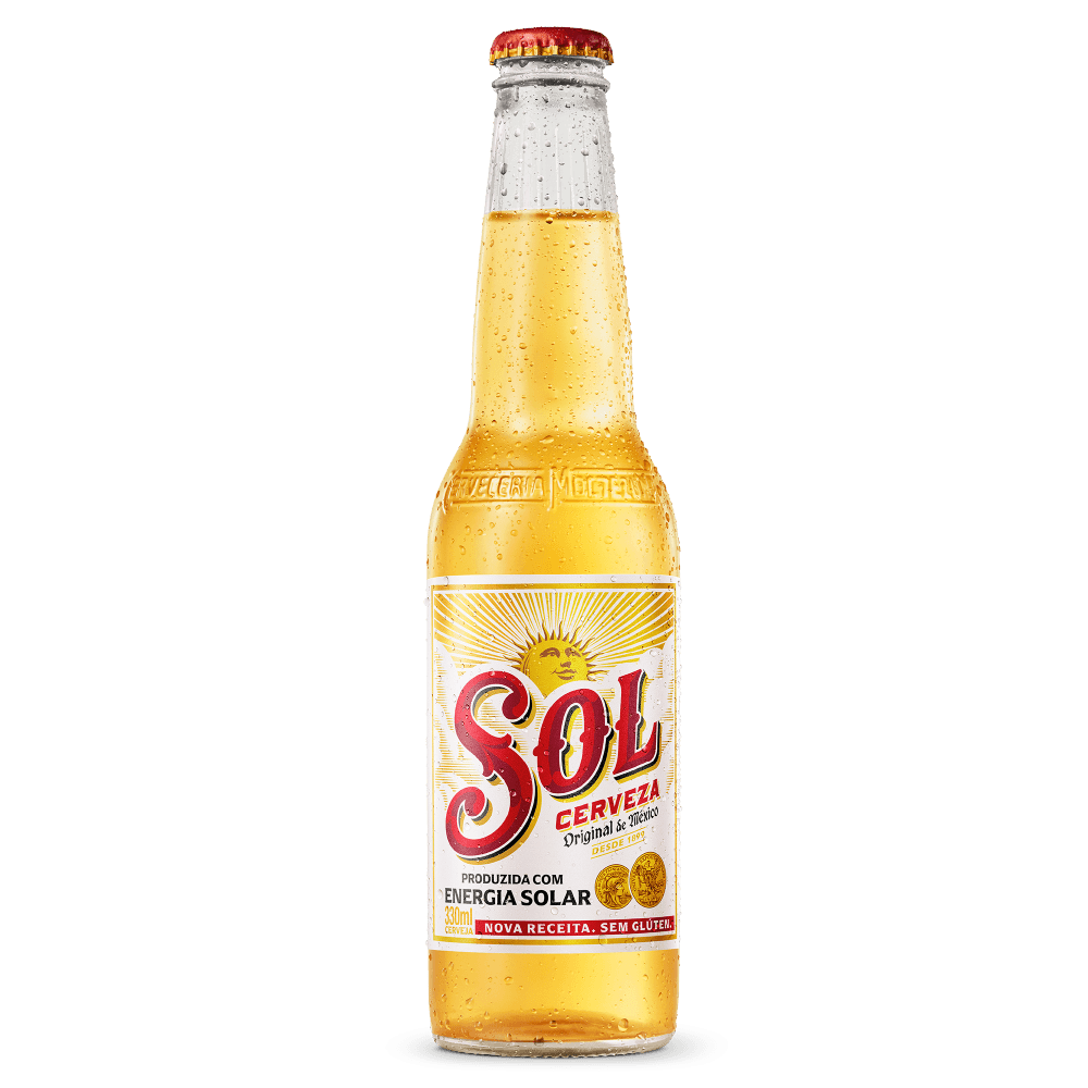 Cerveja Pilsen SOL Premium Long Neck 330ml