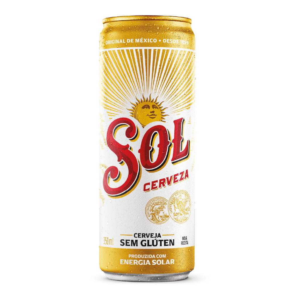 Cerveja SOL Sem Glúten 350ml