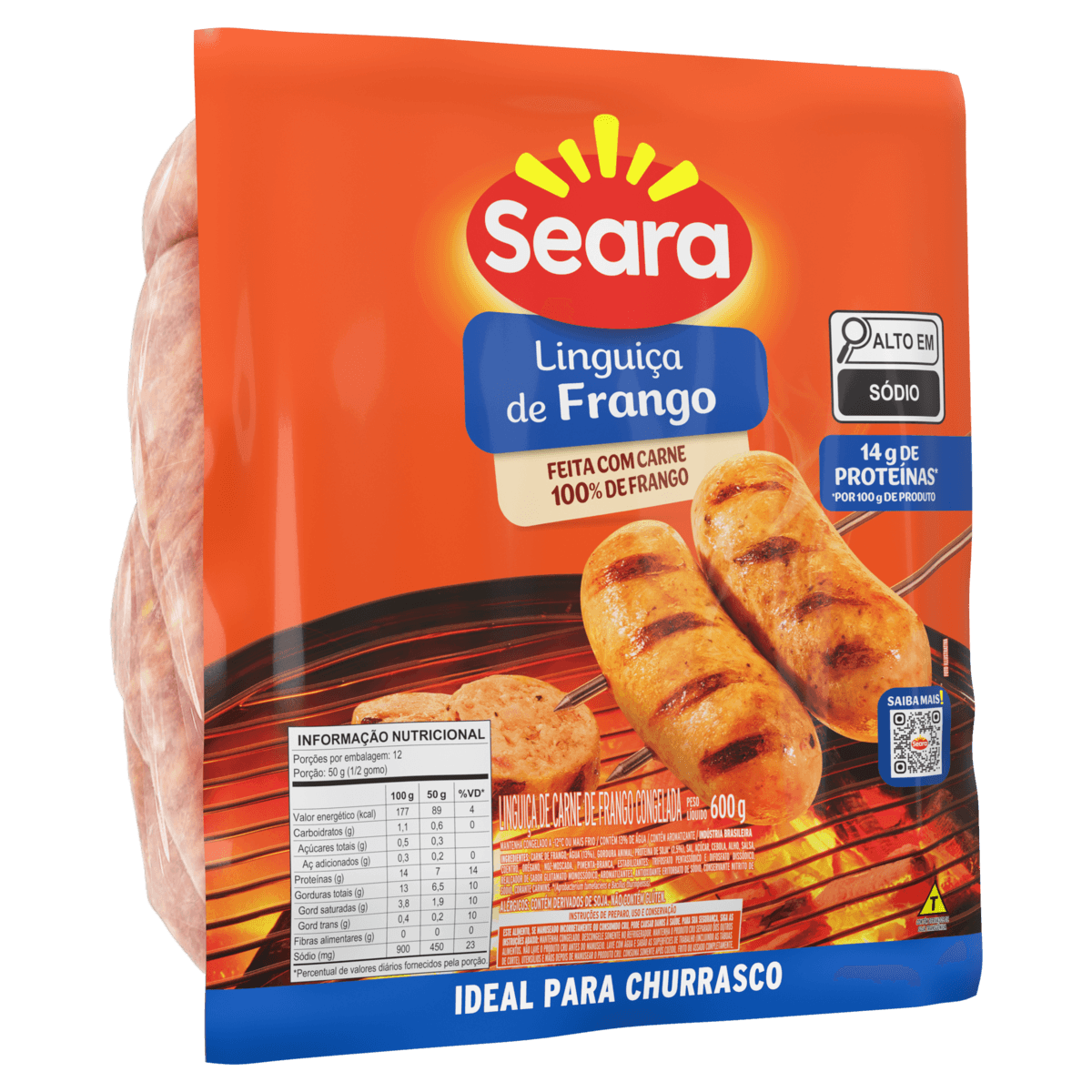 Linguiça de Frango SEARA Congelada 600g
