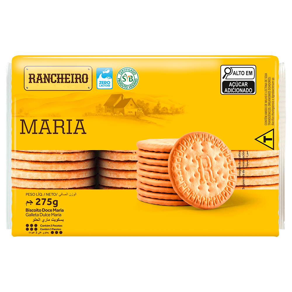 Biscoito RANCHEIRO Maria 275g