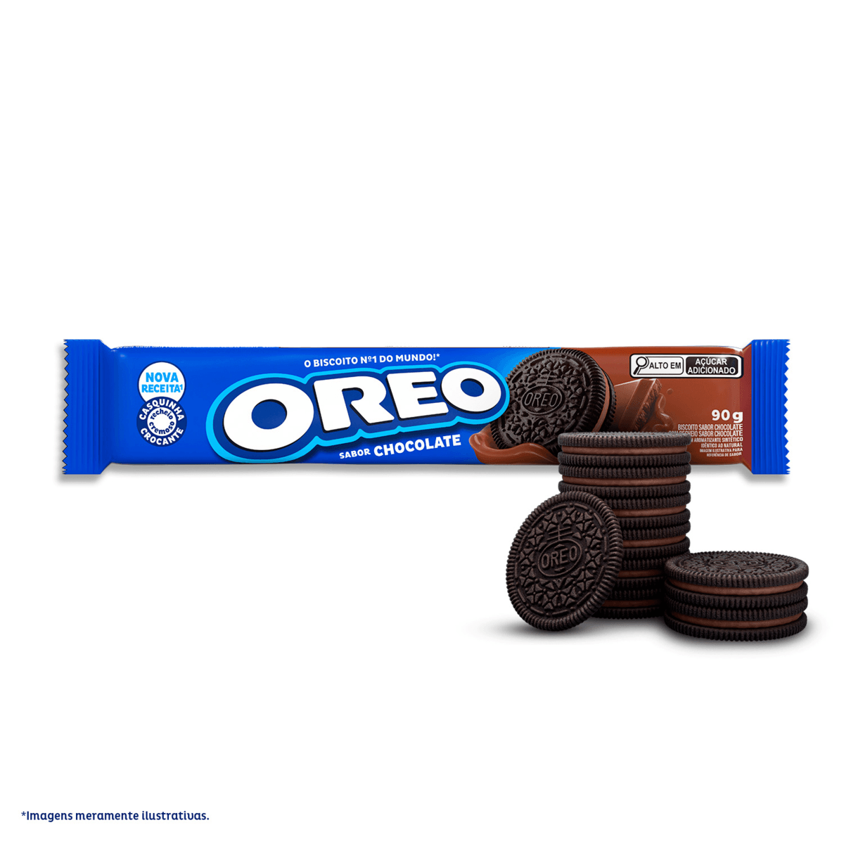 Biscoito Recheado OREO Chocolate 90g
